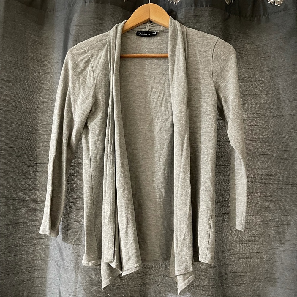 Light gray cardigan